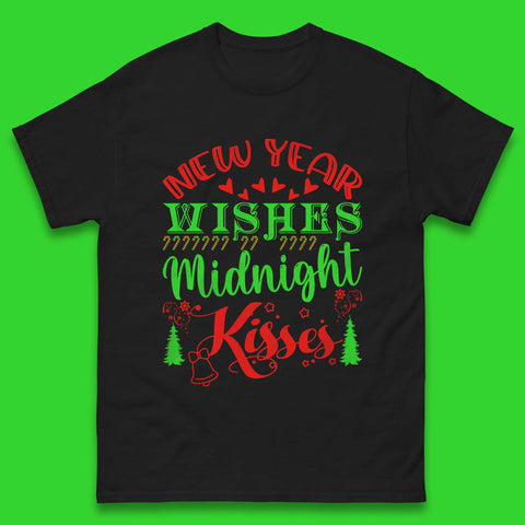 New Year Wishes Midnight Kisses Mens T-Shirt