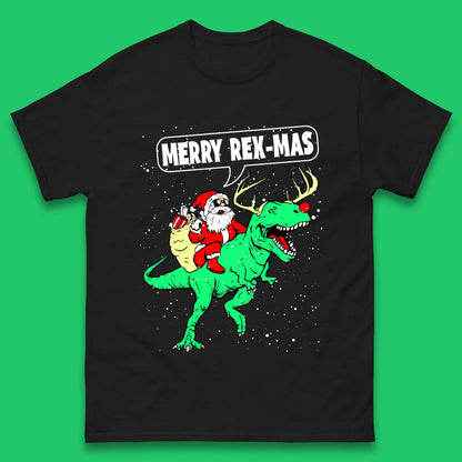 Merry Rex-Mas Christmas Mens T-Shirt