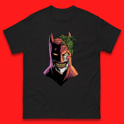 DC Comics Batman Mouth Wall Batman X The Joker Spoof Supervillain Comic Book Character Mens Tee Top