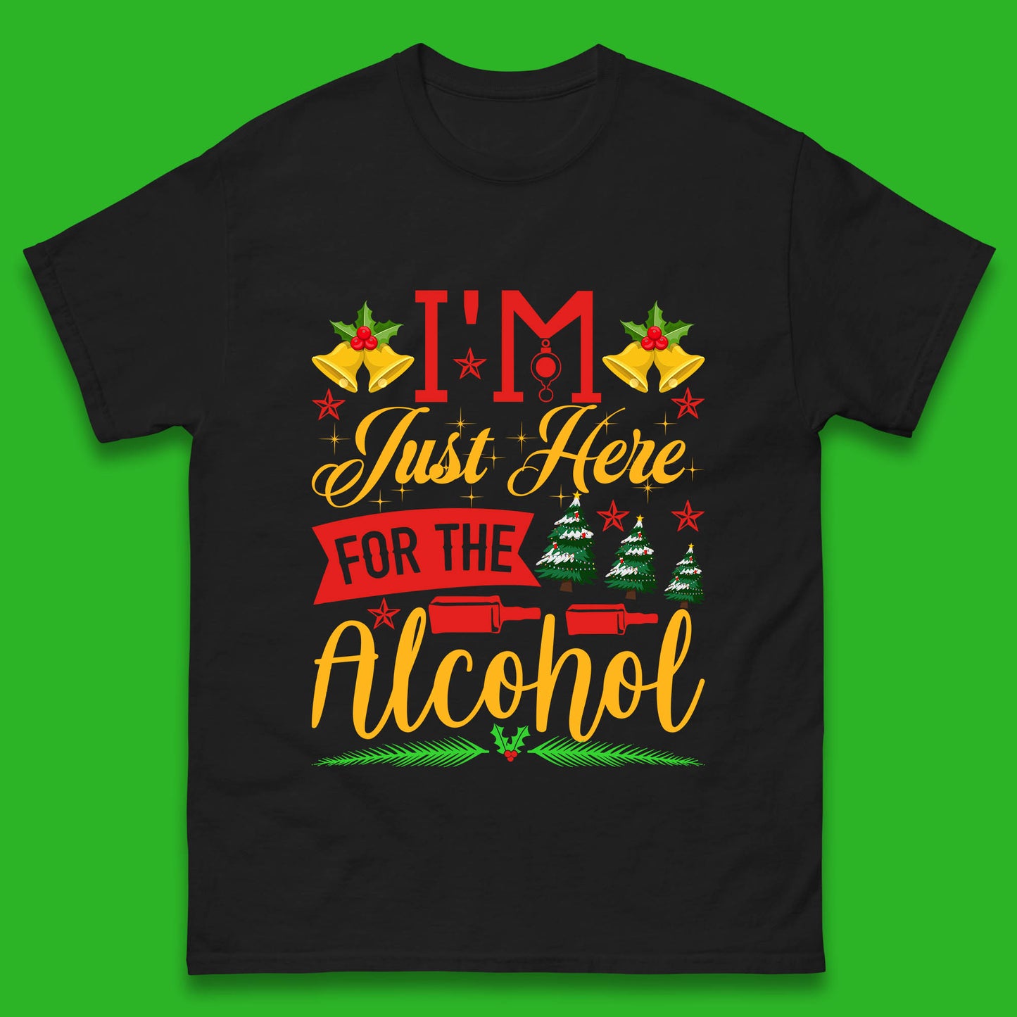 christmas drinking party t shirt