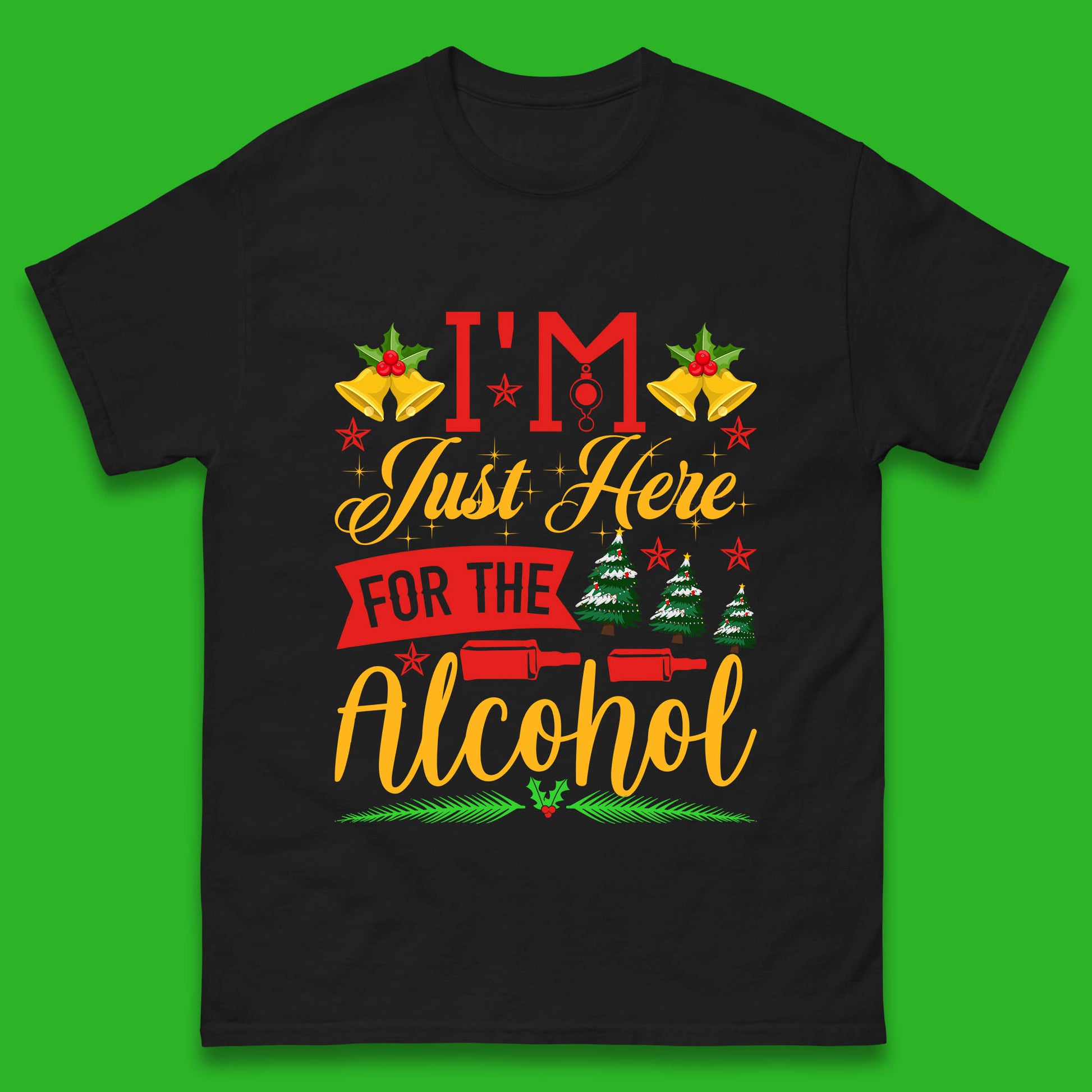 christmas drinking party t shirt