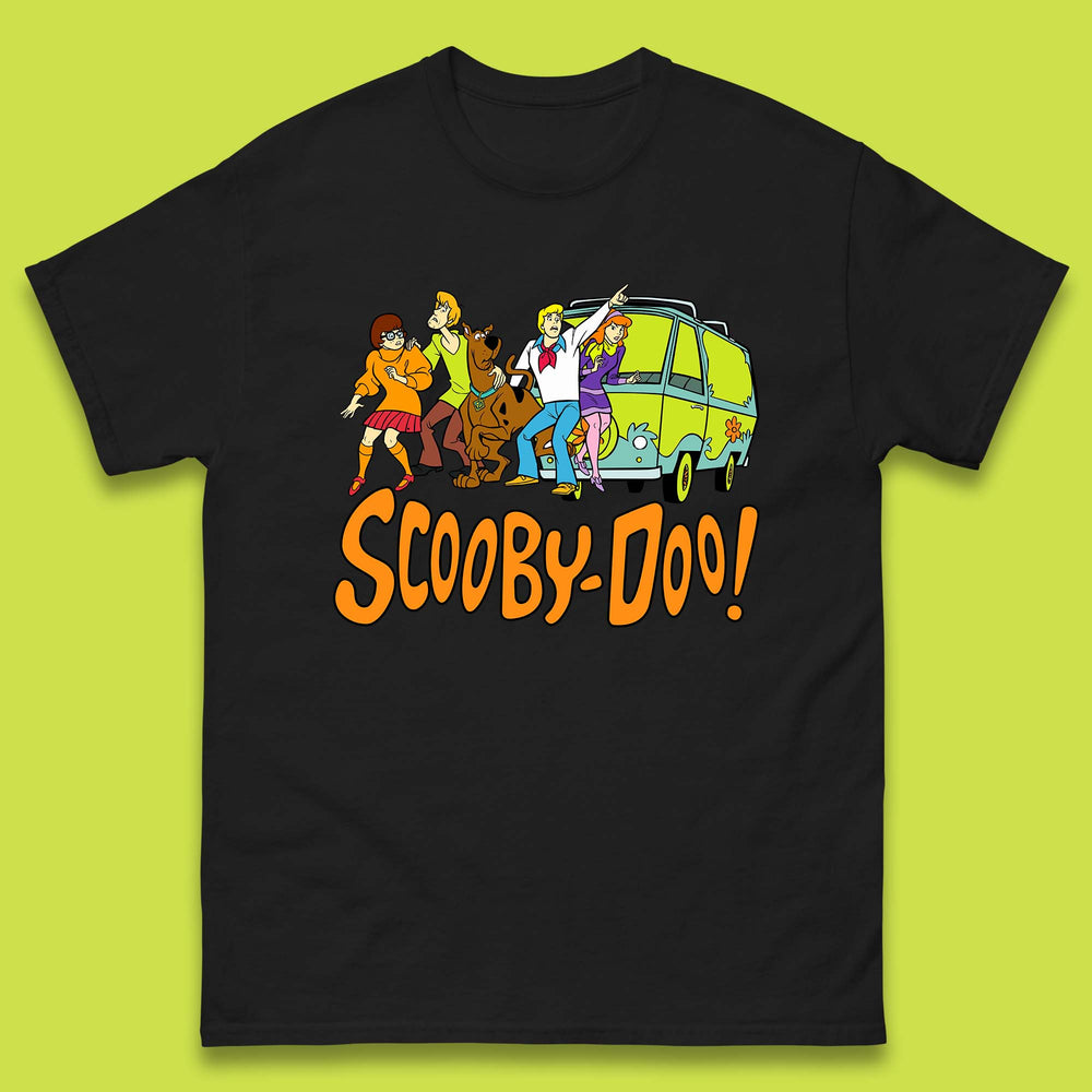 Halloween Scooby Doo & Gang Horror Van Scary Mystery Machine Mens Tee Top