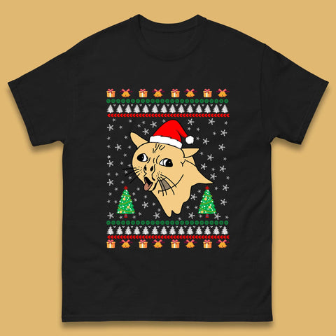 Cat Christmas T Shirt