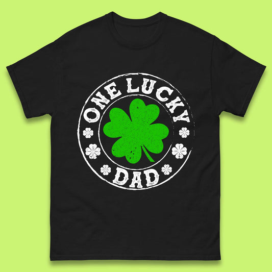 One Lucky Dad Mens T-Shirt