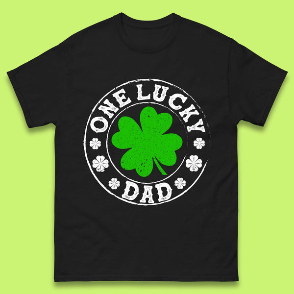One Lucky Dad Mens T-Shirt
