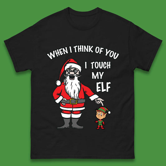 Cheeky Rude Funny Christmas Mens T-Shirt