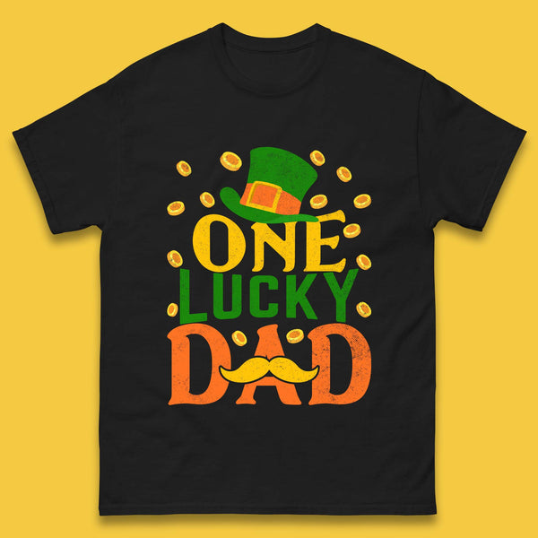 One Lucky Dad Patrick's Day Mens T-Shirt