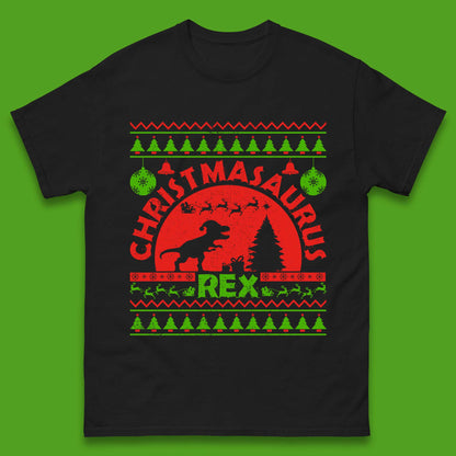 Christmasaurus Rex Mens T-Shirt