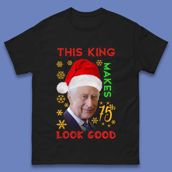 King Charles III Christmas Mens T-Shirt
