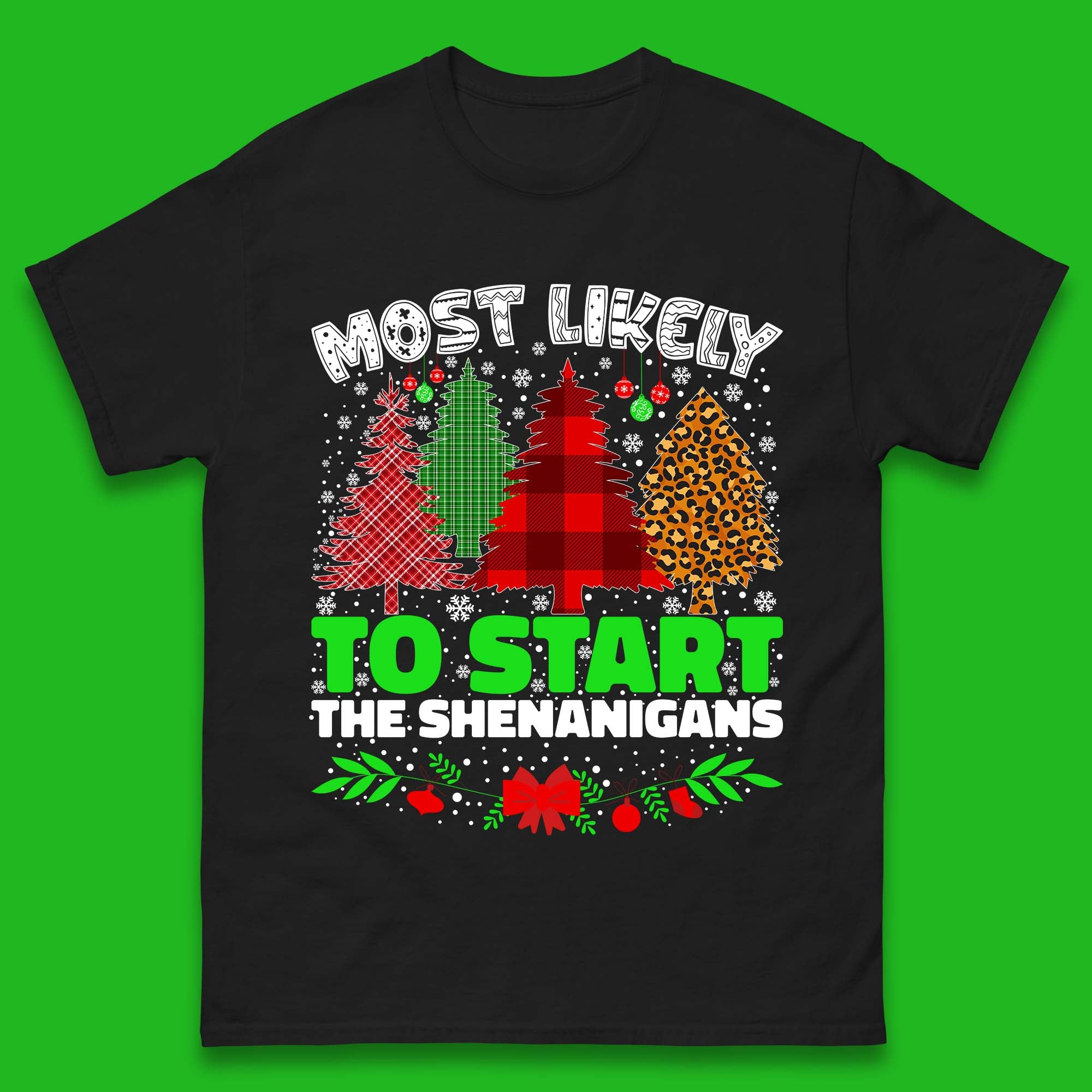 Shenanigans Christmas Mens T-Shirt
