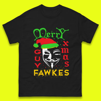 anonymous mask christmas t shirt