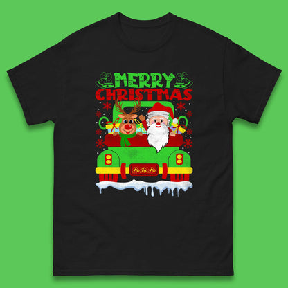 merry christmas truck t shirt