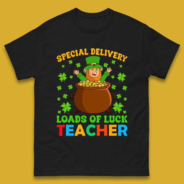 Special Delivery Loads Of Luck Teacher Mens T-Shirt