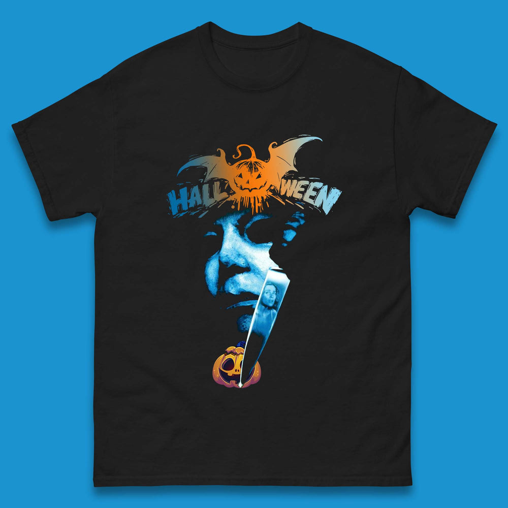 Michael Myers Halloween Laurie Halloween Take A Knife Horror Movie Character Mens Tee Top