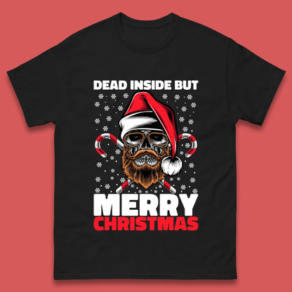 hipster skull christmas t shirt