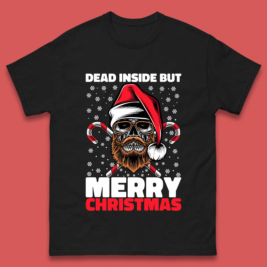 hipster skull christmas t shirt