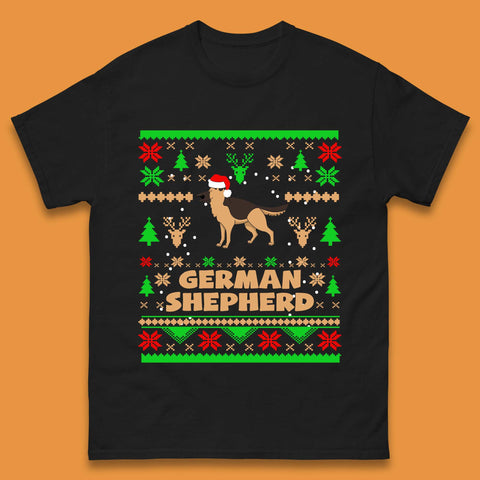 German Shepherd Dog Christmas Mens T-Shirt