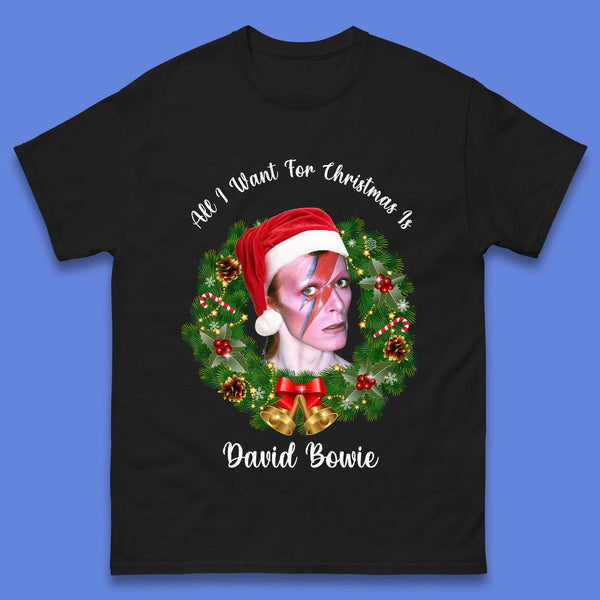 David Bowie Christmas Mens T-Shirt