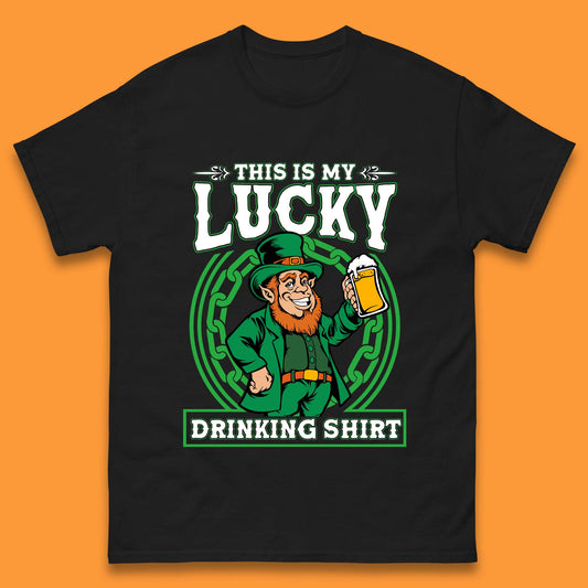 This Is My Lucky Drinking Shirt Irish Mens T-Shirt