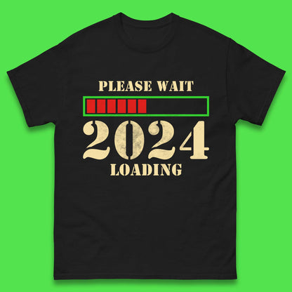Please Wait 2024 Loading Mens T-Shirt
