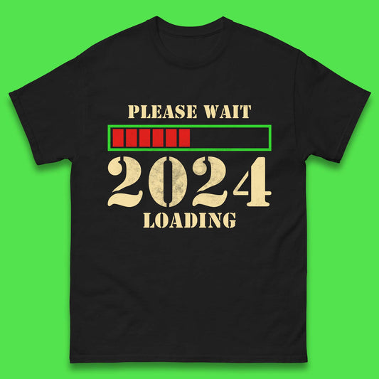 Please Wait 2024 Loading Mens T-Shirt