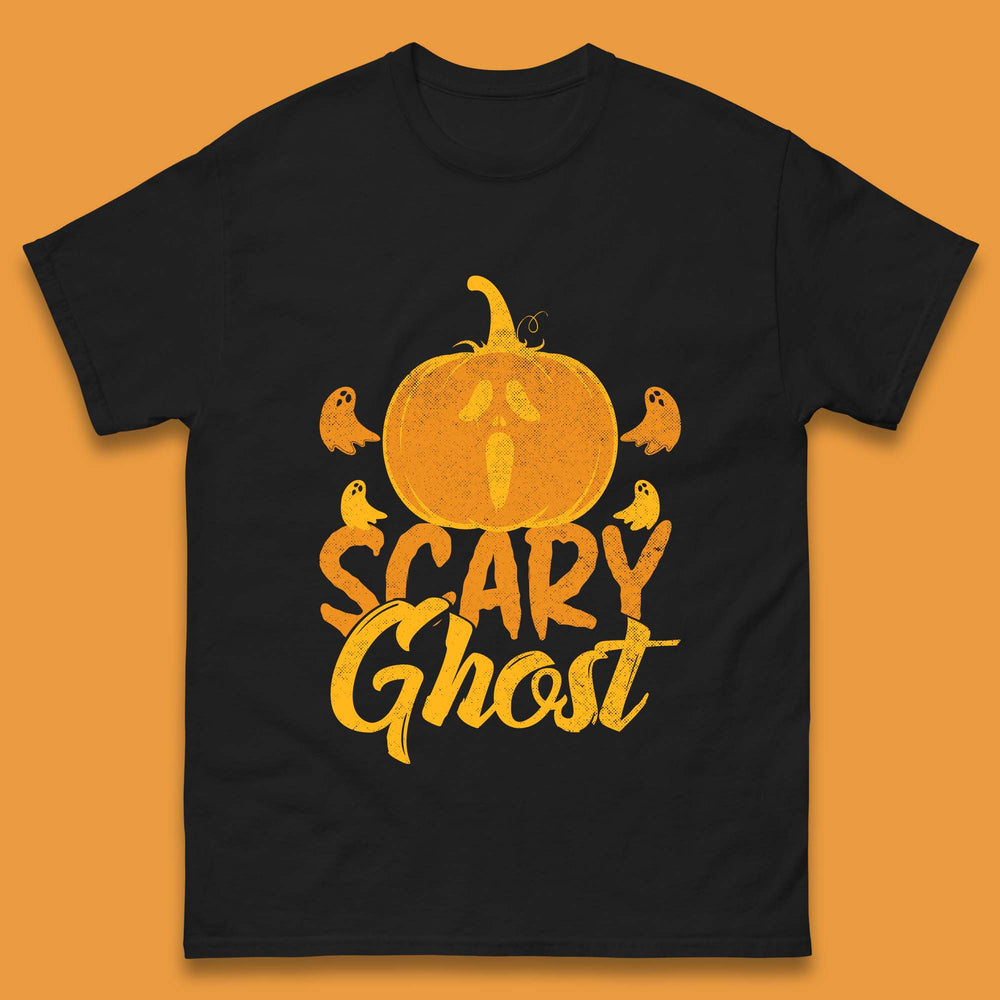 Scary Ghost Halloween Scream Ghost Face Horror Scary Pumpkin Ghostface Mens Tee Top