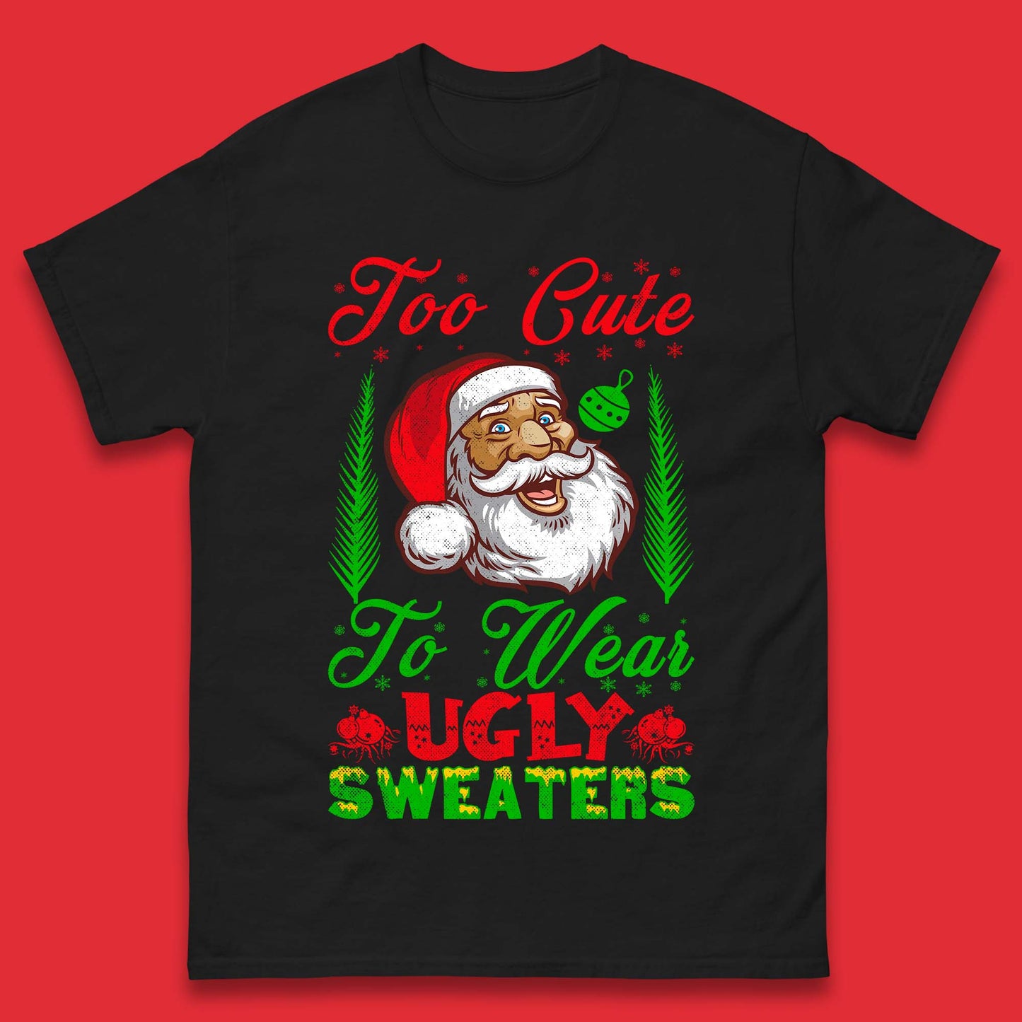 Ugly Sweaters Christmas Mens T-Shirt