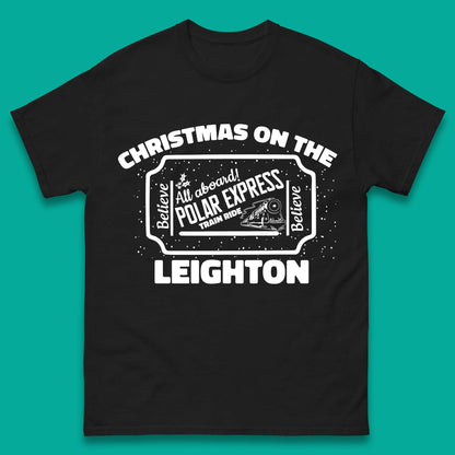 Polar Express Christmas Train Mens T-Shirt