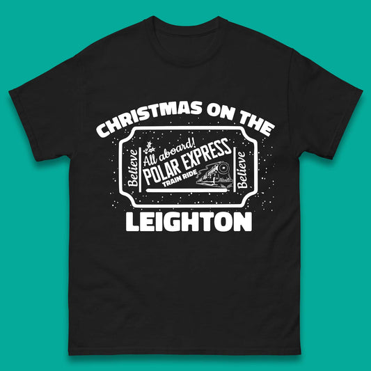 Polar Express Christmas Train Mens T-Shirt