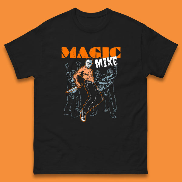 Magic Mike Halloween Michael Myers Horror Movie Vintage Retro Horror Night Movie Mens Tee Top