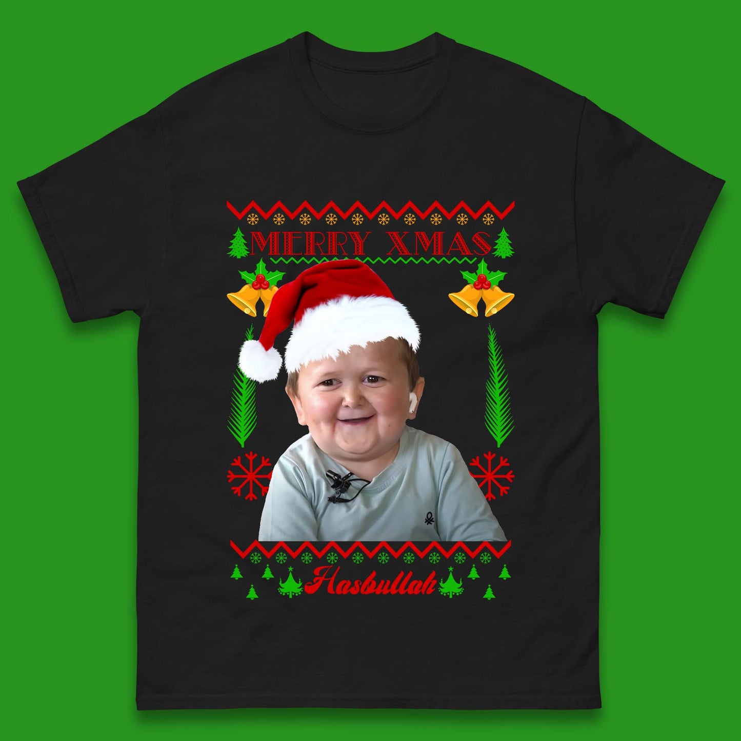 Merry Xmas Hasbullah Christmas Mens T-Shirt