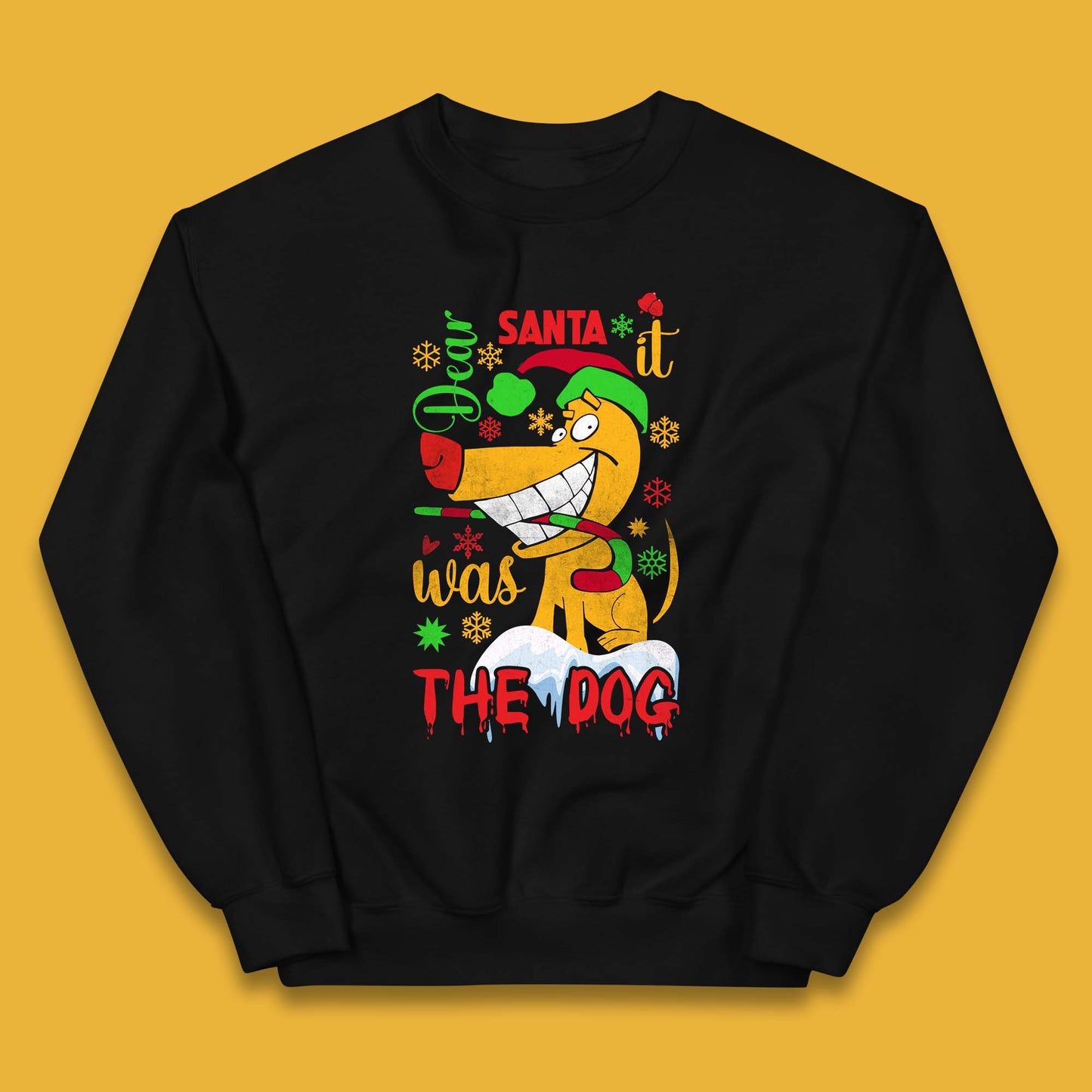 christmas dog jumper