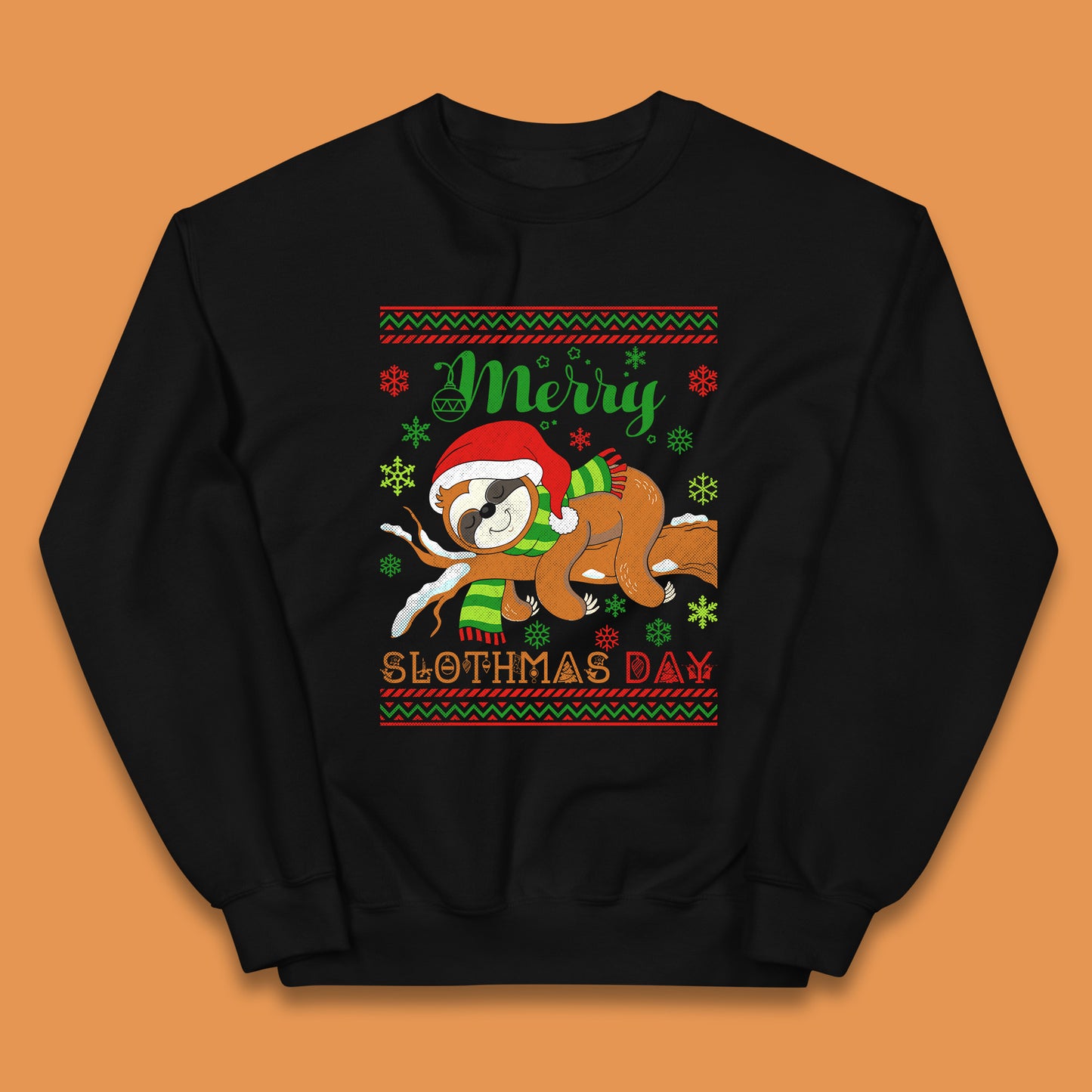 sloth christmas jumper