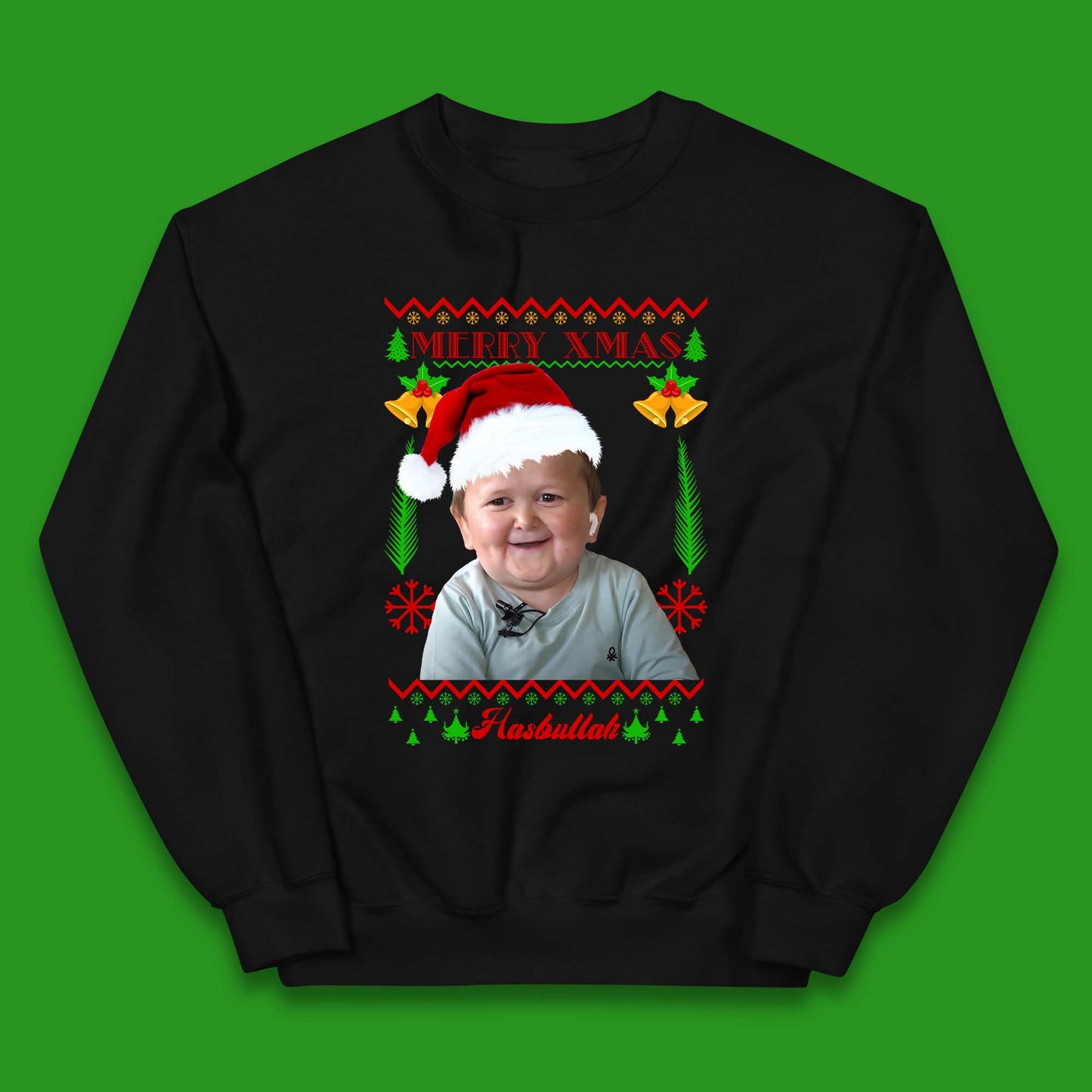 Merry Xmas Hasbullah Christmas Kids Jumper