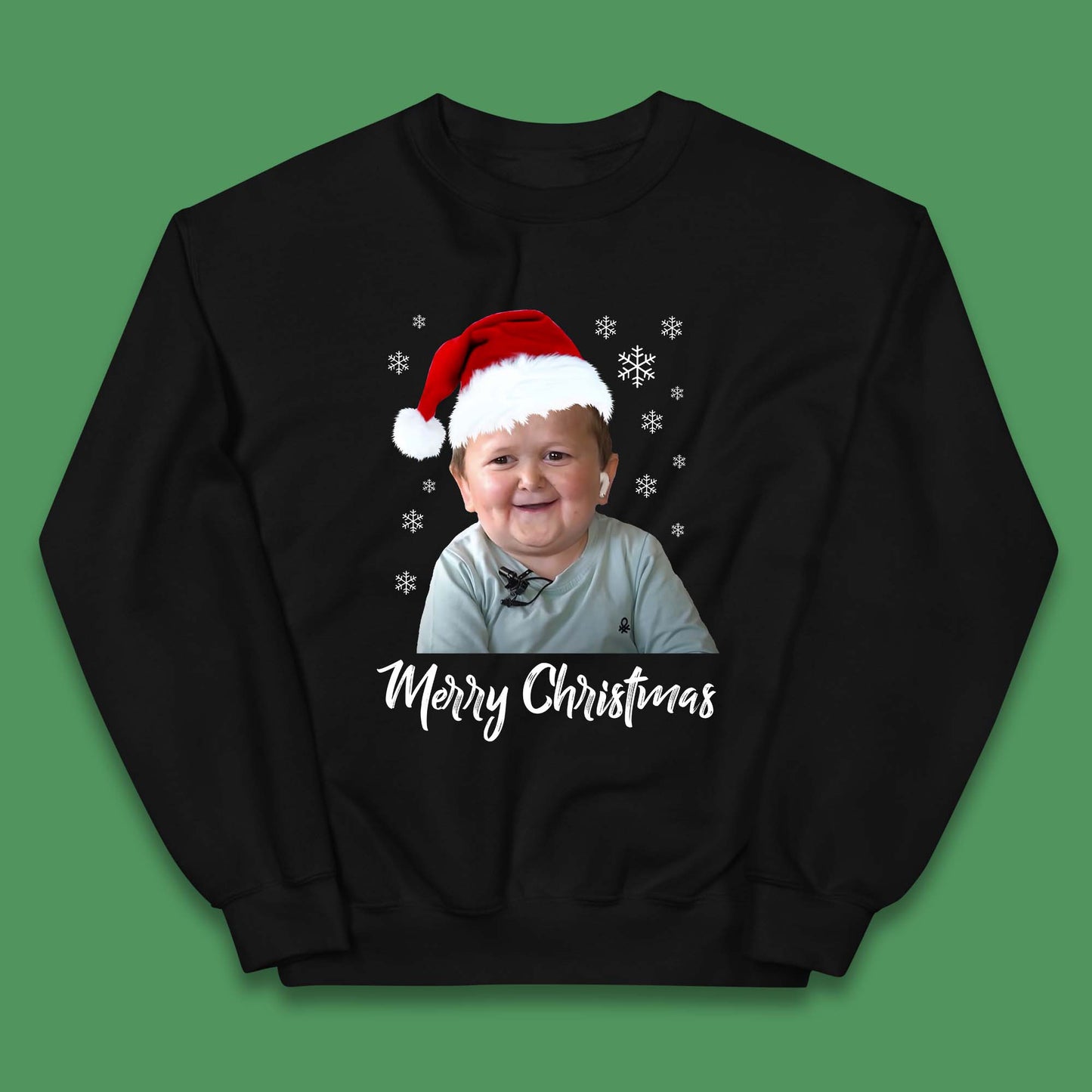 Santa Hasbulla Merry Christmas Kids Jumper