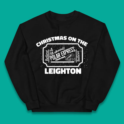 Polar Express Christmas Train Kids Jumper