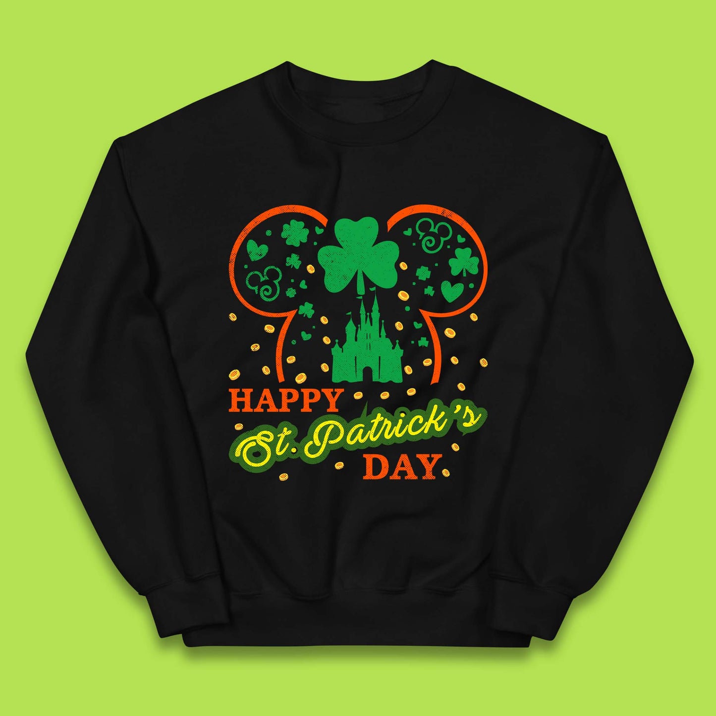 Disney Happy St. Patrick's Day Kids Jumper