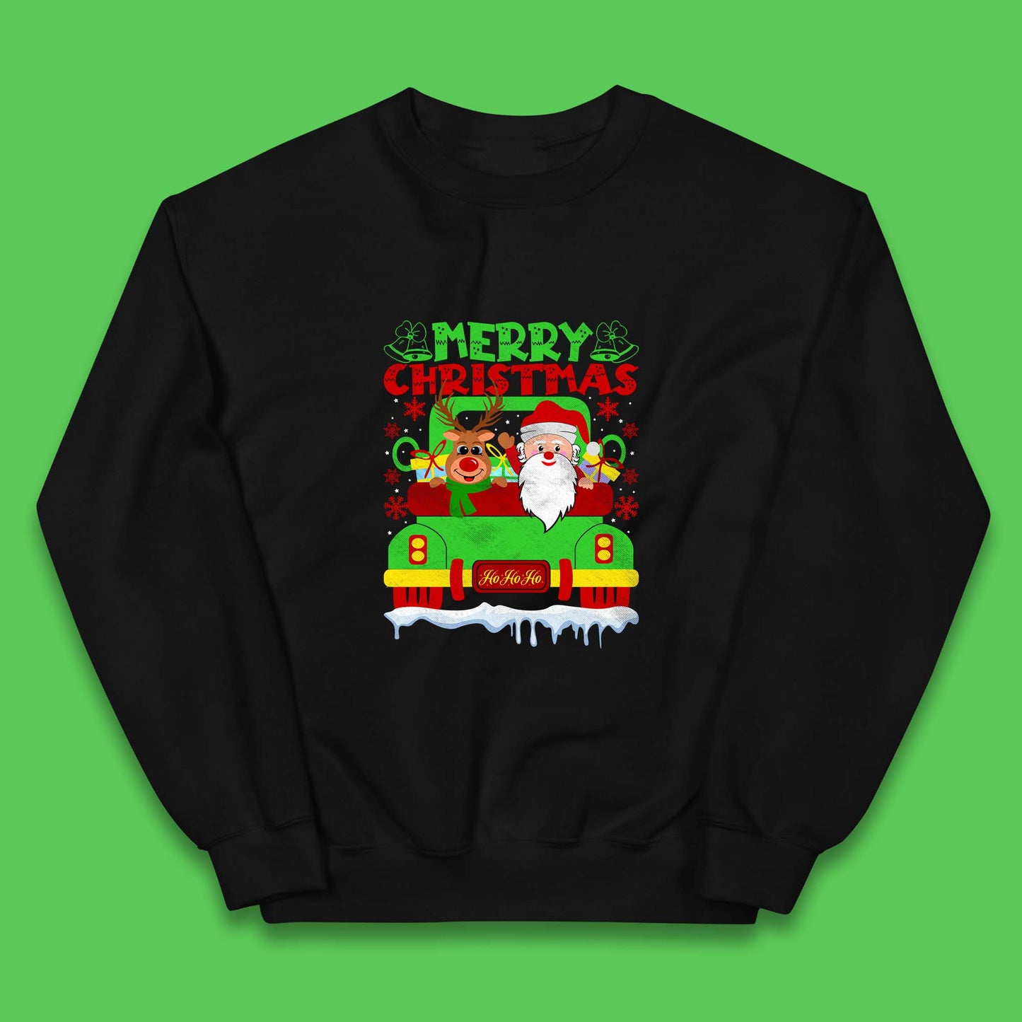 merry christmas truck jumper