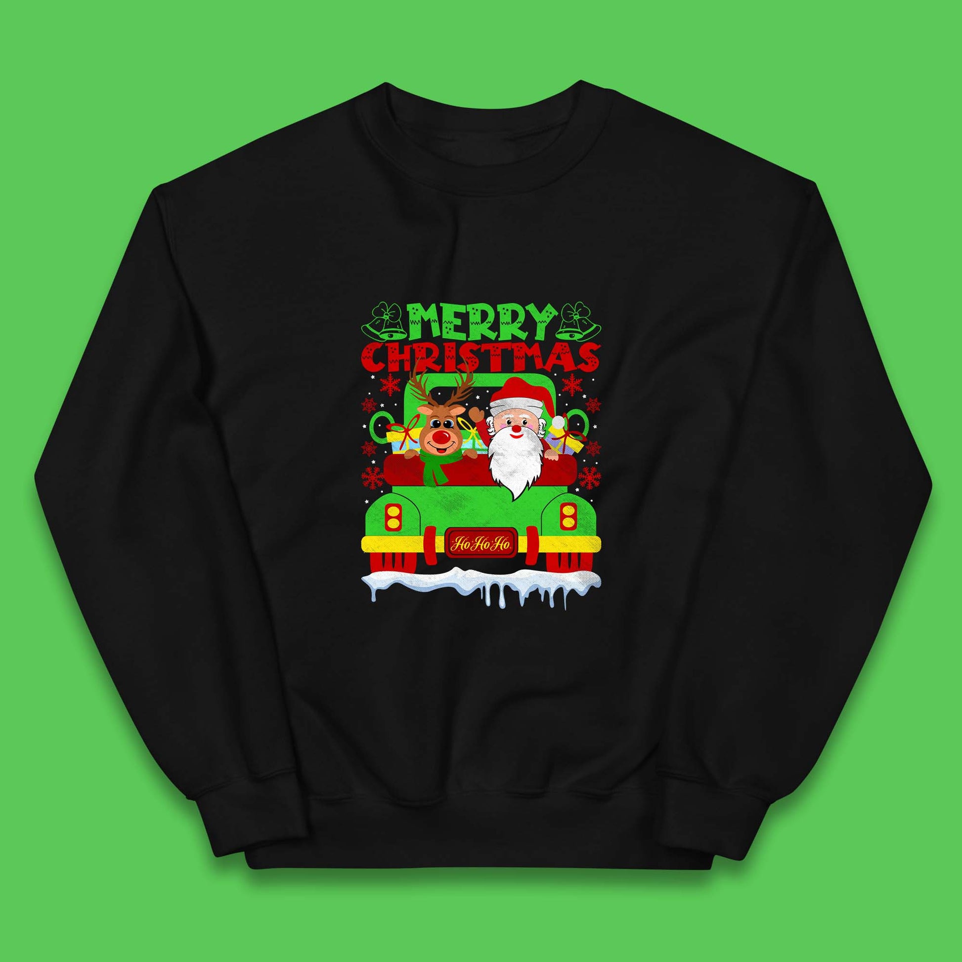 merry christmas truck jumper