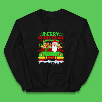 merry christmas truck jumper