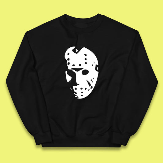 Halloween Jason Voorhees Horror Face Mask Friday The 13th Horror Movie Character Kids Jumper