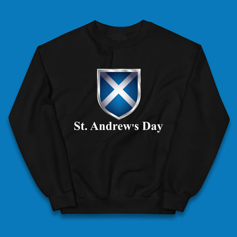 St. Andrew's Day Scotland Flag Scottish Flag Proud to be Scottish Feast of Saint Andrew Kids Jumper