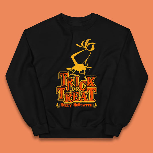 Happy Halloween Trick Or Treat Horror Scary Spooky Season Kids Jumper