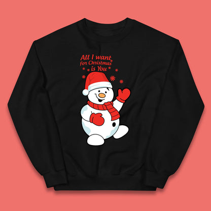 Snowman Christmas Kids Jumper