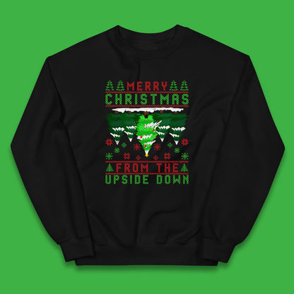 merry christmas from the upside down tree jumper