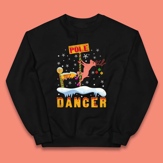 North Pole Dancer Christmas Kids Jumper