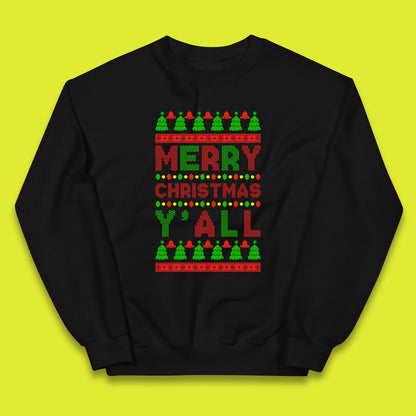 merry christmas y'all jumper