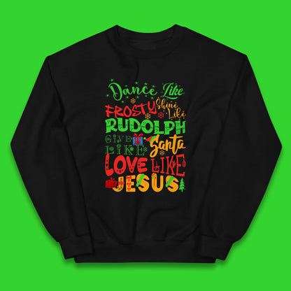Dance Like Frosty Christmas Kids Jumper