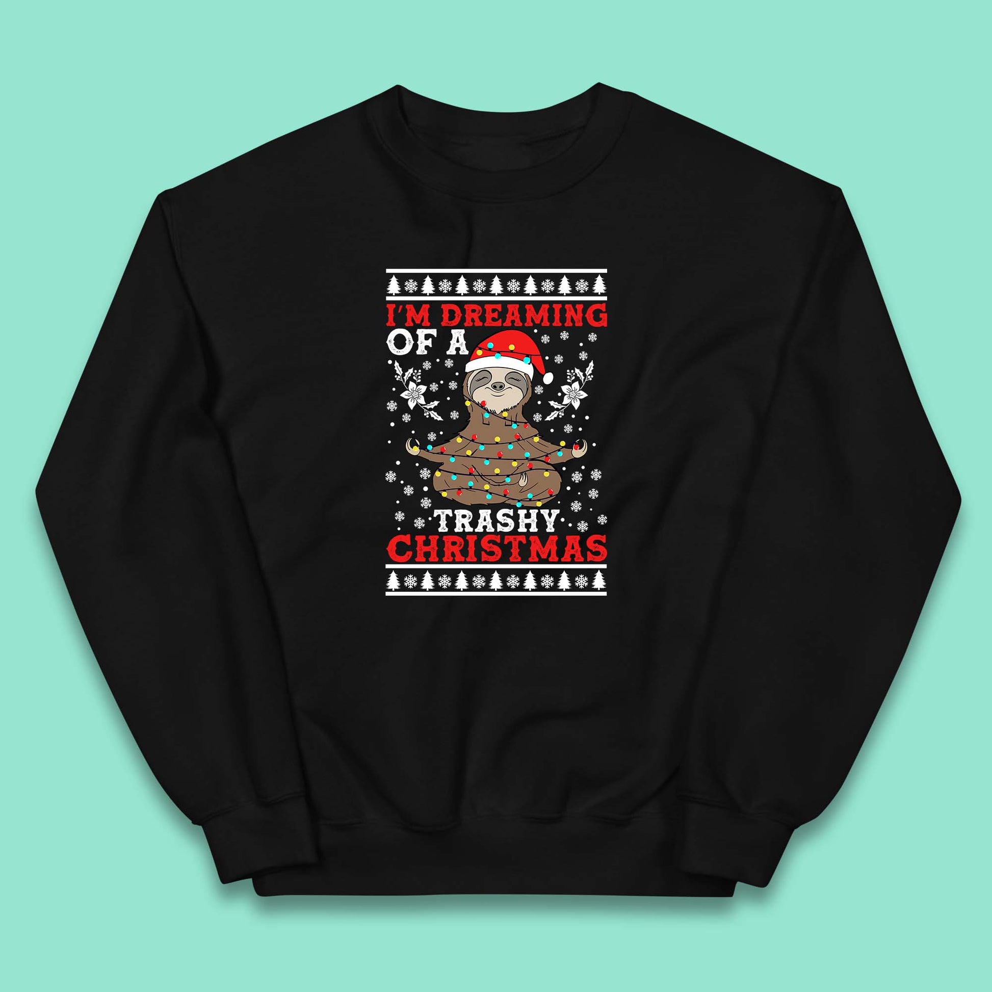sloth christmas jumper