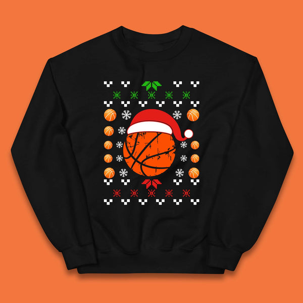 Basketball Christmas Kids Jumper